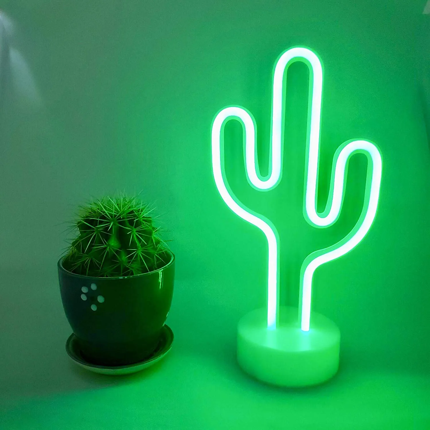 12 Inch Mini Neon Cactus