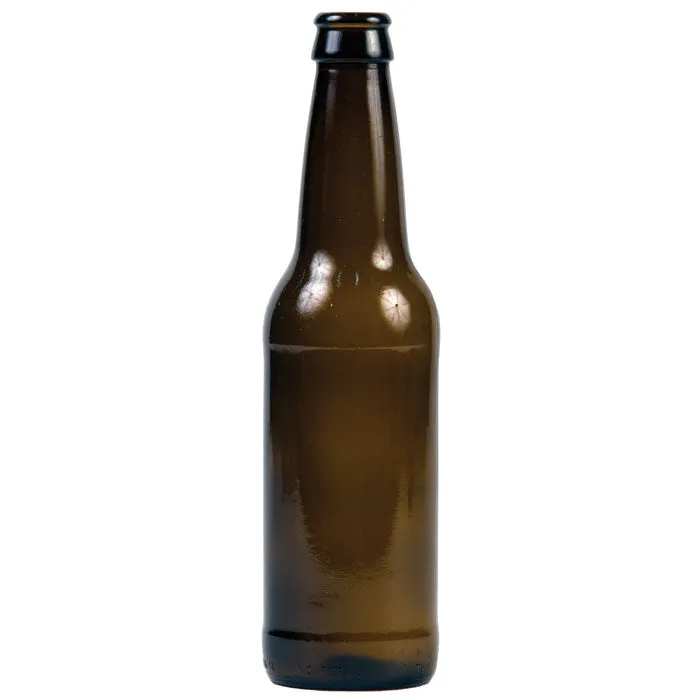 12 oz Beer Bottles -  Amber Glass - Case of 24