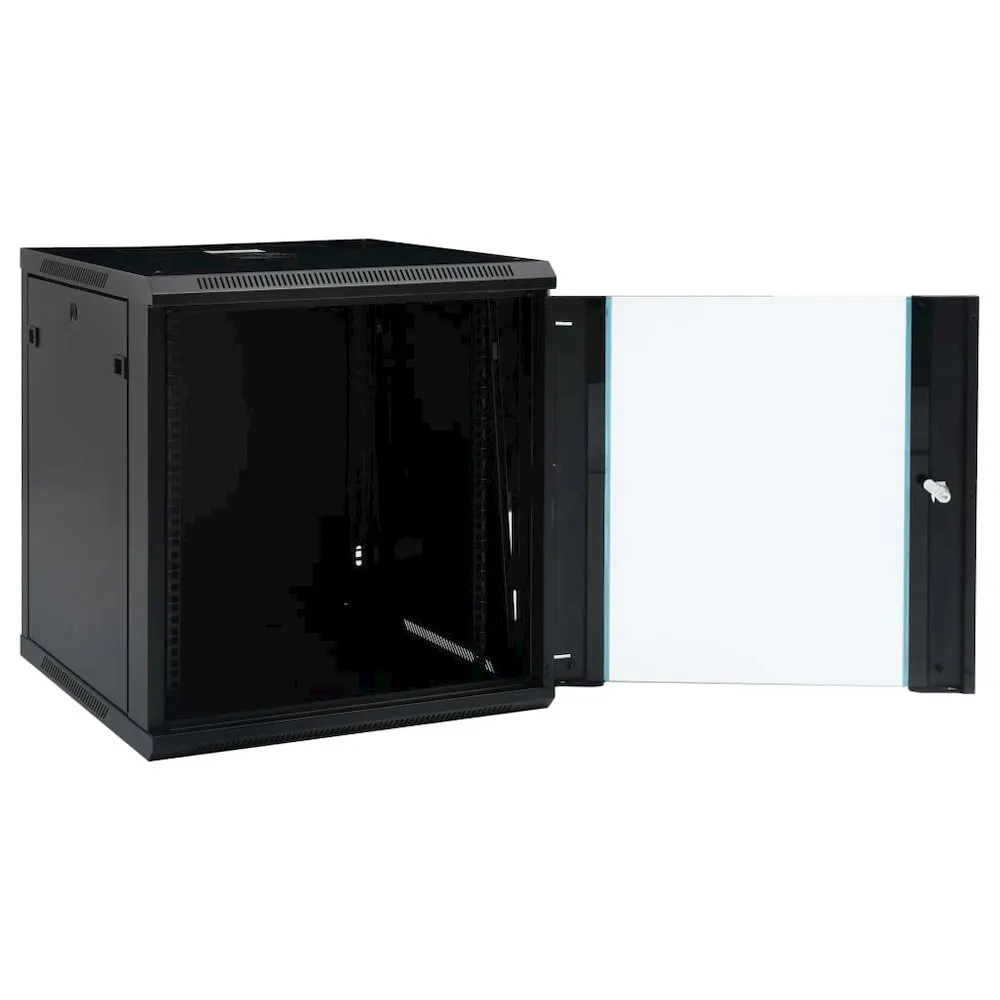 12U Wall Mounted Network Cabinet 19" IP20 23.6"x23.6"x25.2"