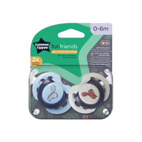 2-PK Pacifiers Tommee Tippee