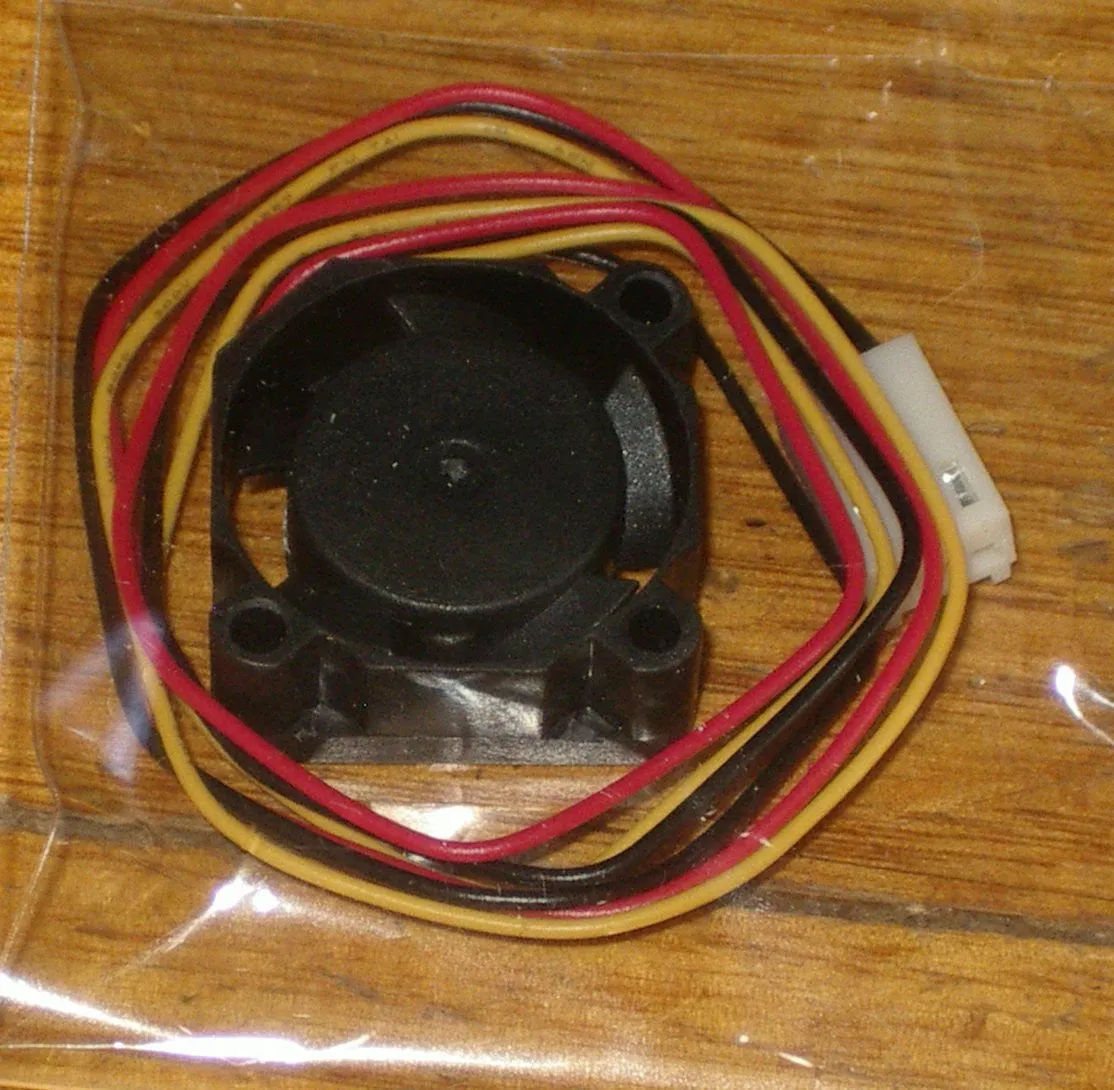 25mm X 10mm 12Volt Hi Speed Computer Equipment Cooling Fan - Part # FAN2510C12H