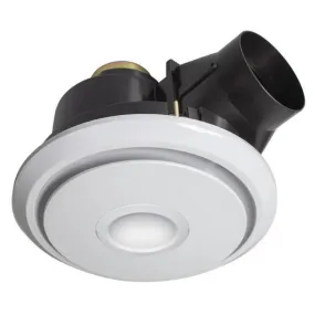 400m³/h Boreal-II Exhaust Fan with CCT LED Light Round Large in White