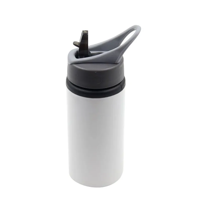 500ml Portable Aluminium Bottle - White