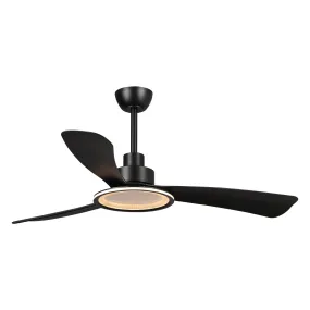 52" Bohemian Industrial DC Motor Downrod Mount Reversible Ceiling Fan with Lighting and Remote Control