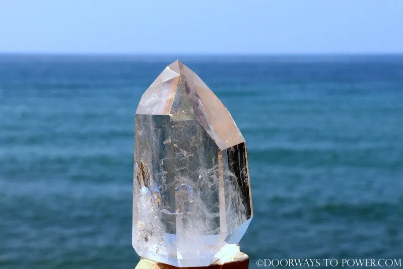 5" Powerful John of God Quartz Casa Crystal Point Altar Stone 3 lbs