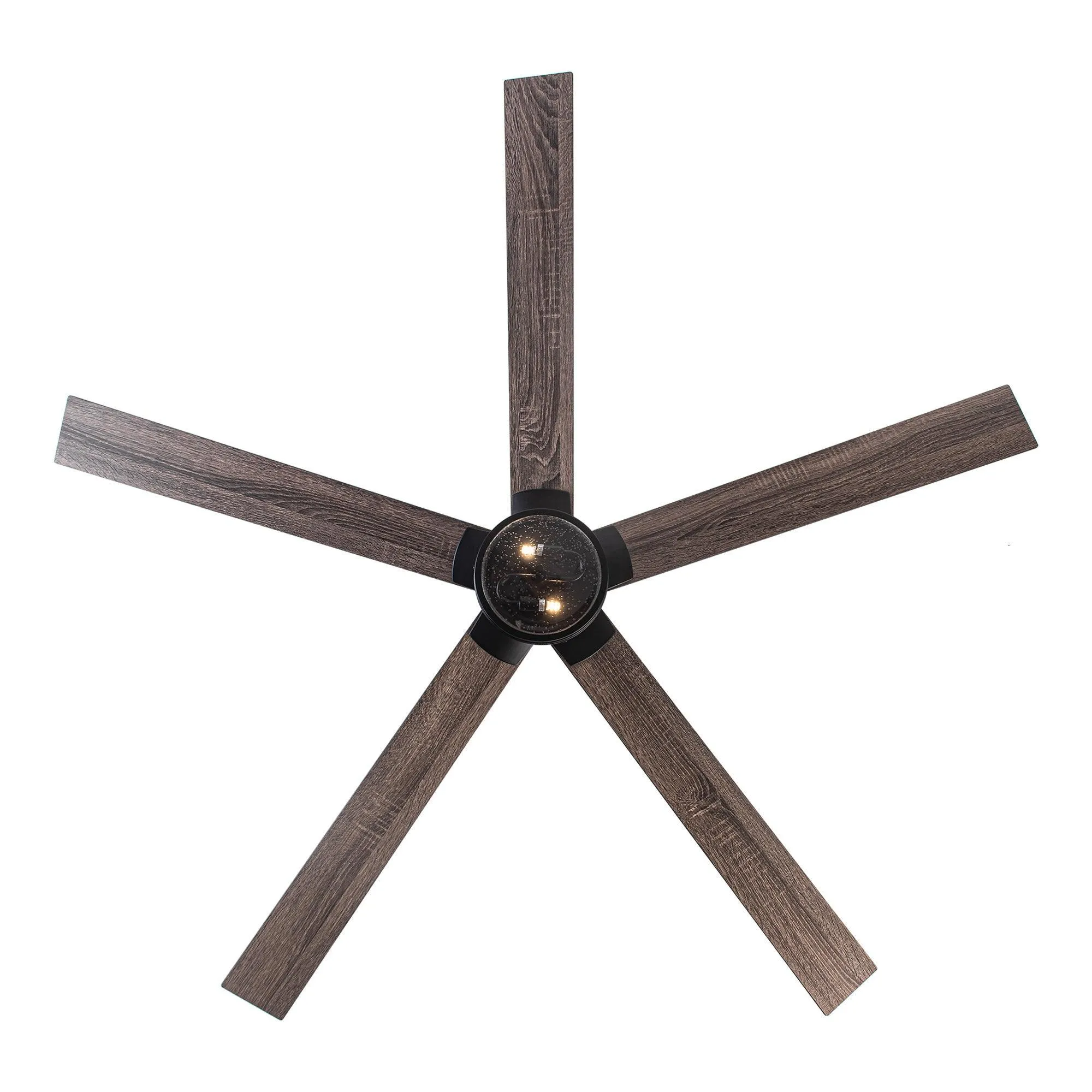 65" Modern Reversible Ceiling Fan with Lighting and Remote Control