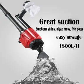 7-in-1 Electric Aquarium Cleaner, Adjustable Height, 28W