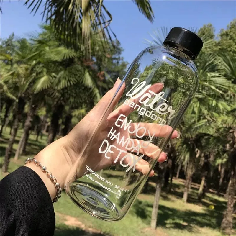 900ml Travel Glass Water Bottle