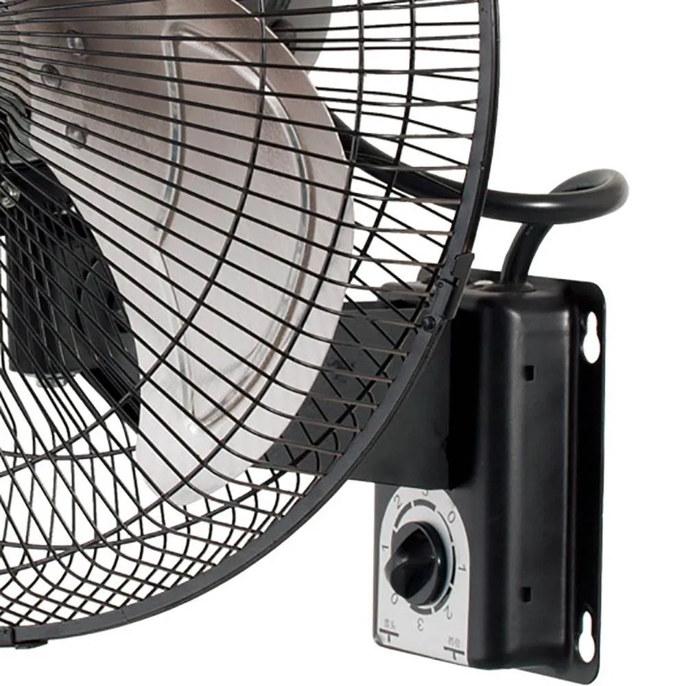 Active Air ACFW16HDB 16" 3-Speed Metal Mountable Oscillating Tilt Fan (4 Pack)