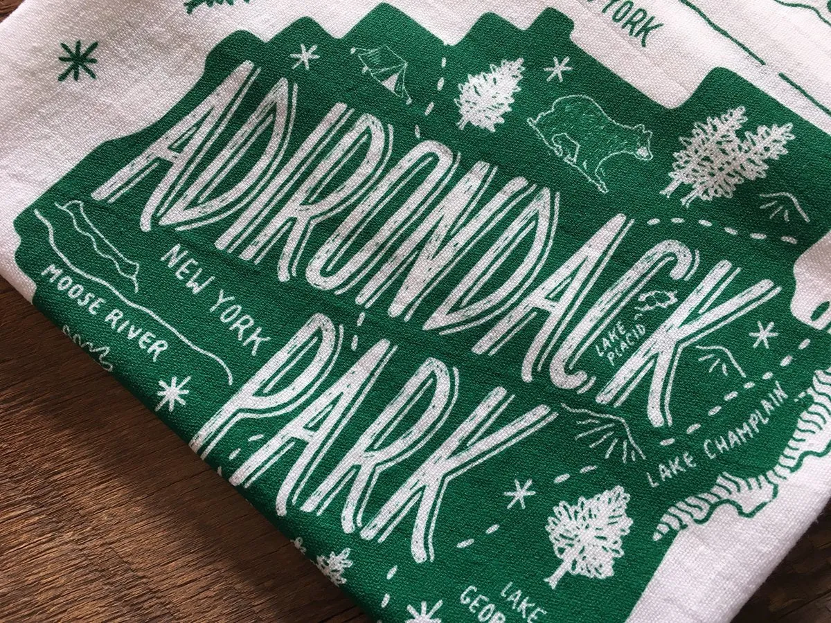 Adirondack Park Tea Towel