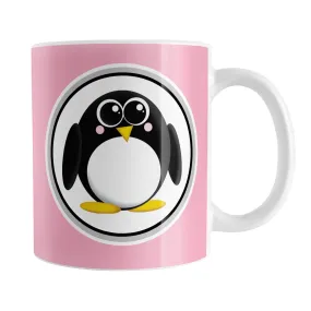 Adorable Pink Penguin Mug