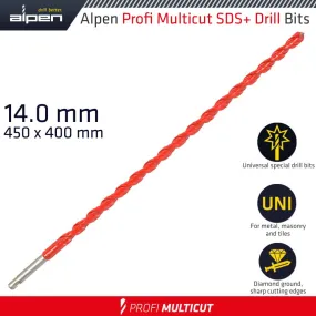 ALPEN PROFI MULTICUT SDS  SHANK PLW 14 x 450 ALP579014