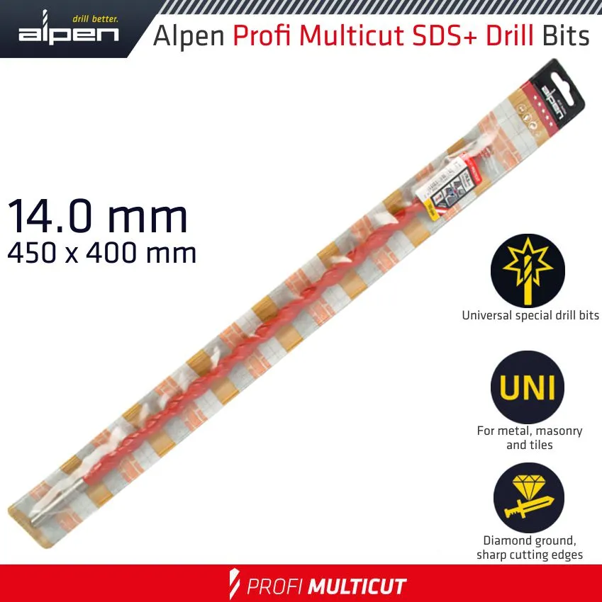 ALPEN PROFI MULTICUT SDS  SHANK PLW 14 x 450 ALP579014