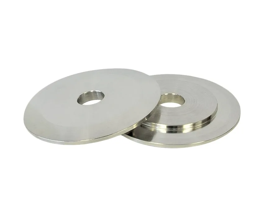 Aluminum Buffing Wheel Safety Flanges Set 4.5 x 1