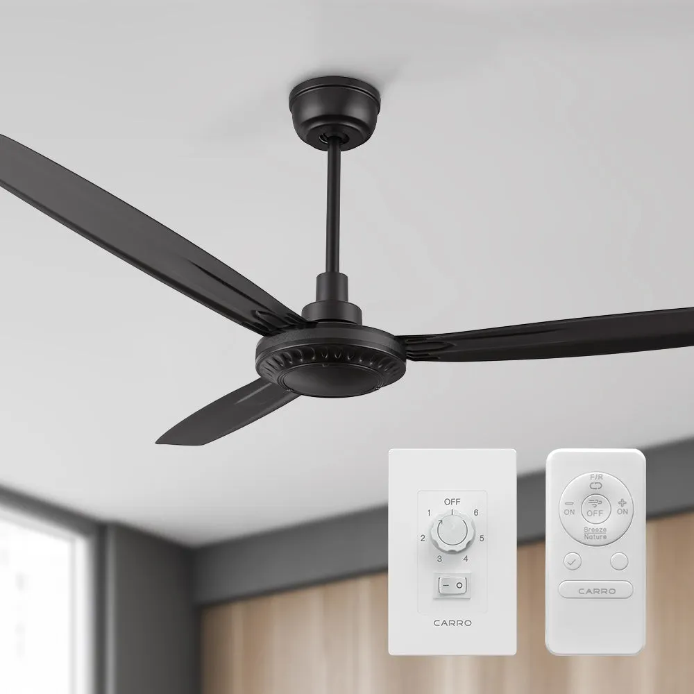 Alya 56" Industrial-Style Ceiling Fan with Remote and Wall Switch(NO LED)