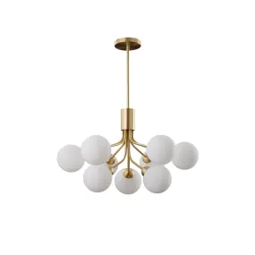 Apiales Chandeliers | Gold Globe Chandelier for Bedroom