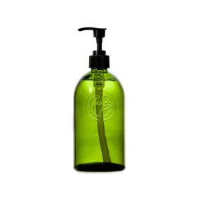 Apothecary 500ml Jade Green Glass Bottle with Pump