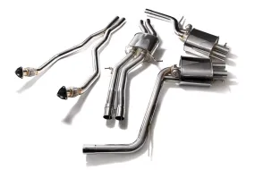 ARMYTRIX Stainless Steel Valvetronic Catback Exhaust System Audi RS4 B8 4.2 V8 2013-2015