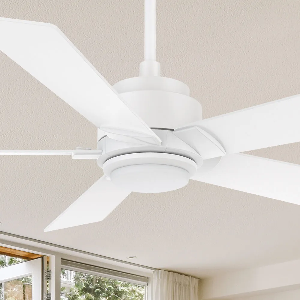 Aspen Smart Ceiling Fan with LED Light and Remote Outdoor/Indoor 52"