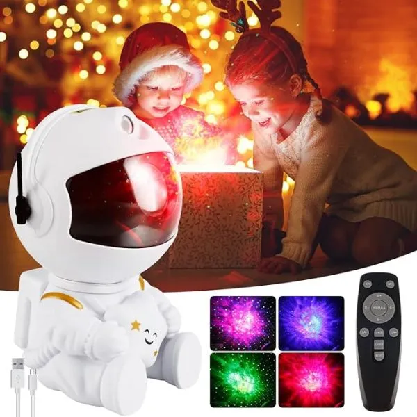 Astronaut Galaxy Projector Lamp | Led Night Light Decoration For Bedrooms – Electric