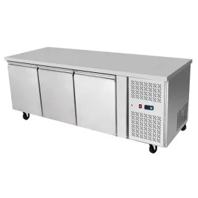 Atosa EPF3432 Underbench Three Door Cooling Fridge Table 1795 mm