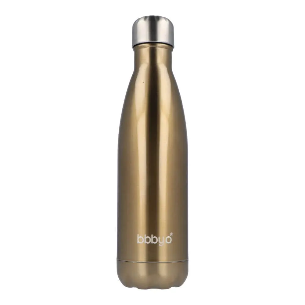 BBBYO Stainless Steel Water Bottle 500ml - Gold