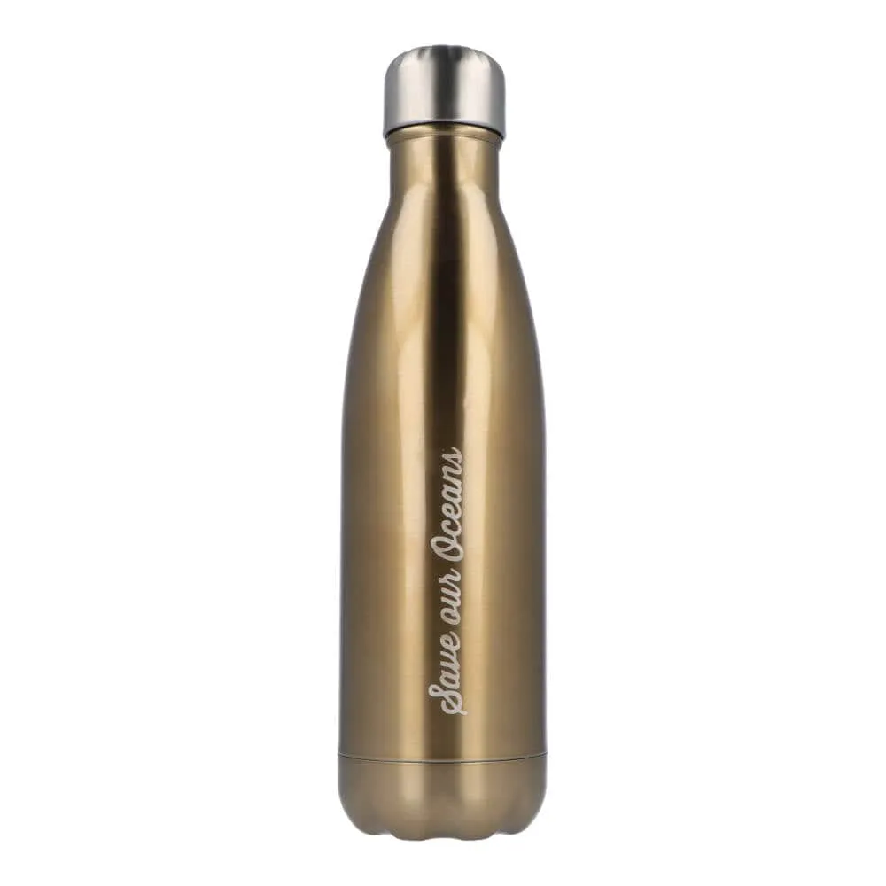 BBBYO Stainless Steel Water Bottle 500ml - Gold