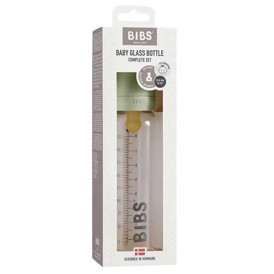 Bibs Baby Bottle 225ml (Sage)