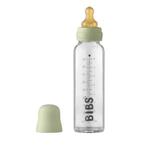 Bibs Glass Bottle Set 225ml - Sage