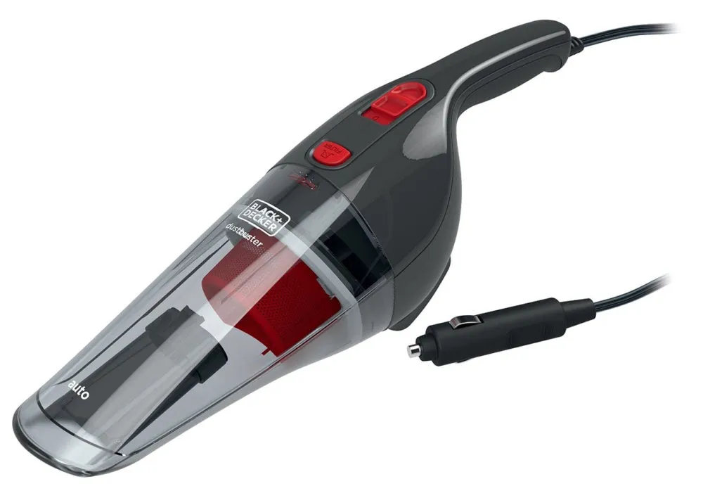 Black & Decker Auto Car Vacuum Dustbuster 12V with Accessories/5 Meter Cord