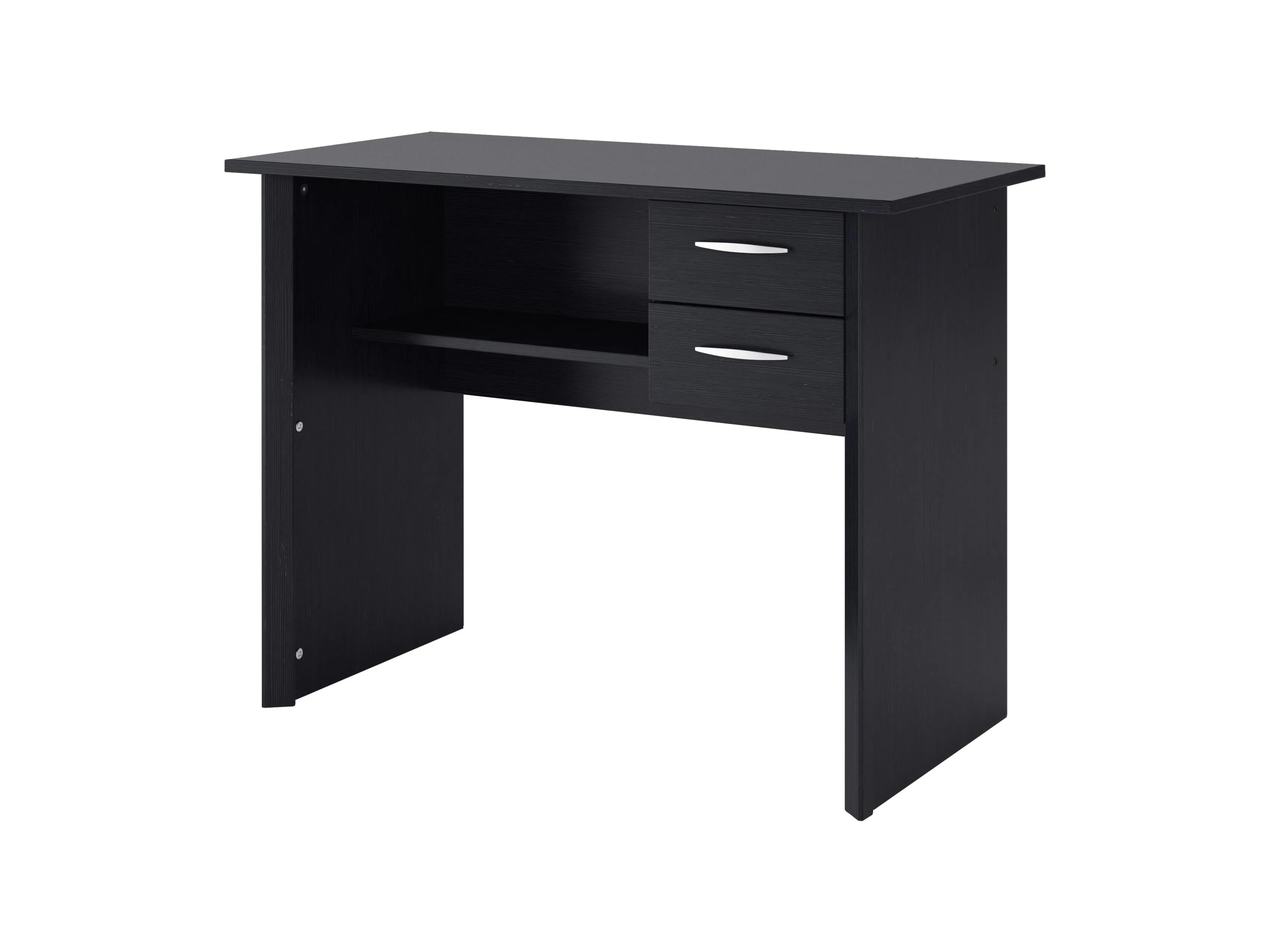 Black Desk with Drawers