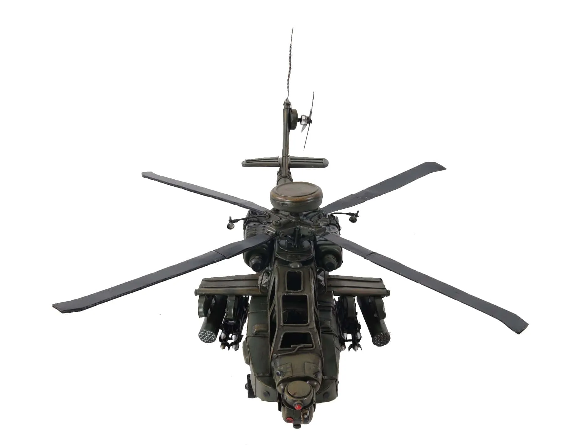 Boeing AH-64 Apache US Army’s Primary Attack helicopter Deck Top Metal Model