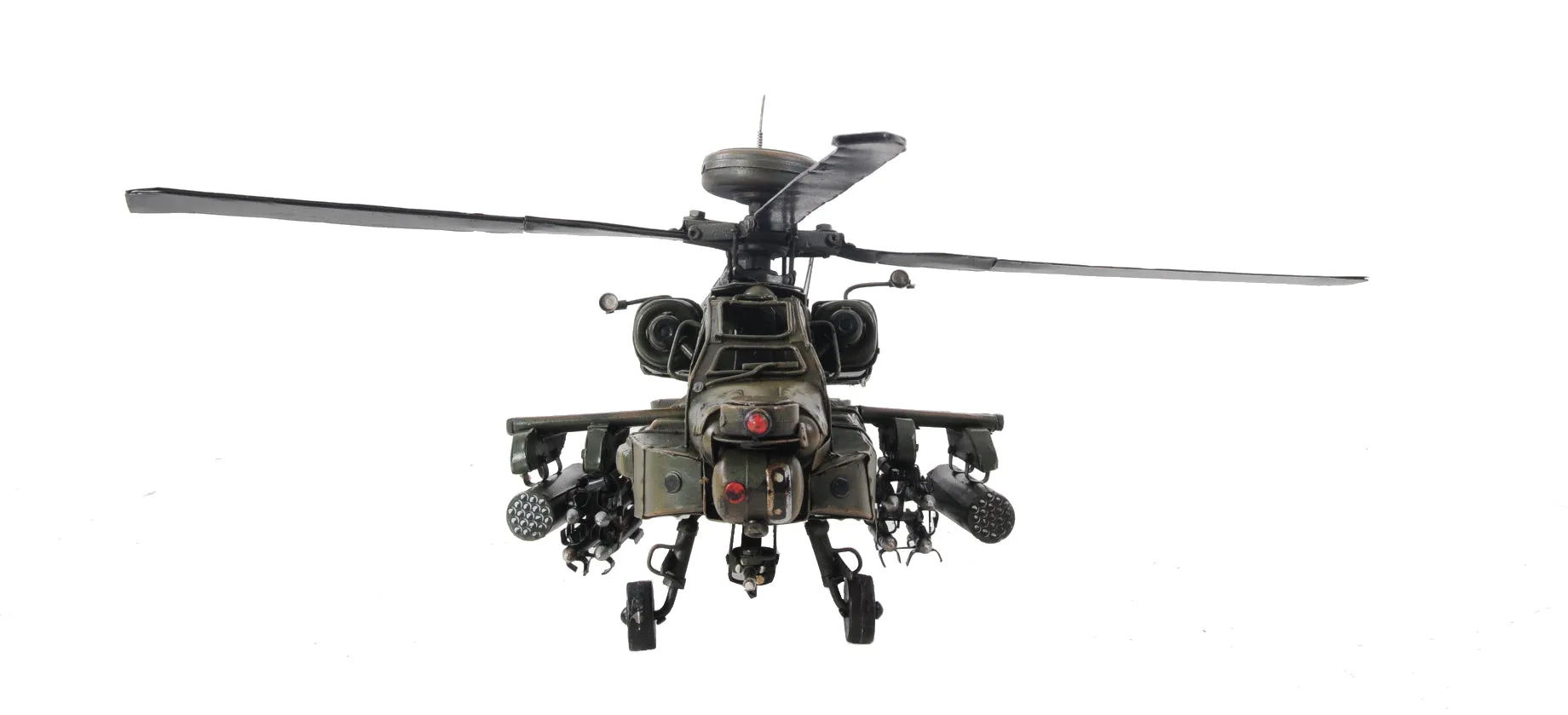 Boeing AH-64 Apache US Army’s Primary Attack helicopter Deck Top Metal Model