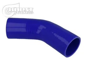 BOOST Products Silicone Elbow 45 Degrees, 60mm (2-3/8") ID, Blue