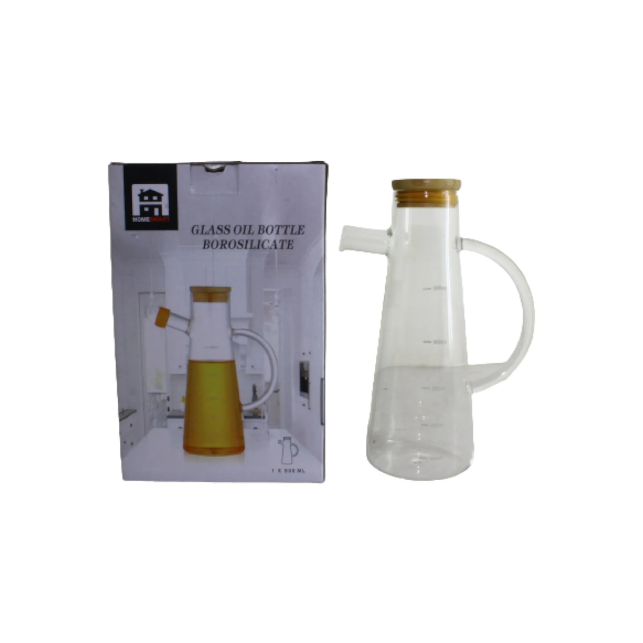 Borosilicate Glass Bottle 580ml