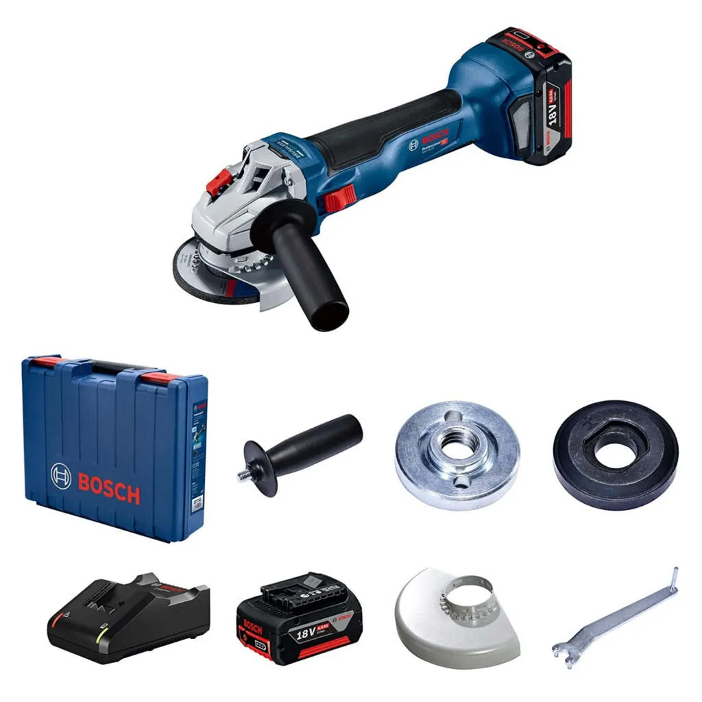 Bosch Professional Cordless Angle Grinder 18V 9000rpm GWS 18V-10