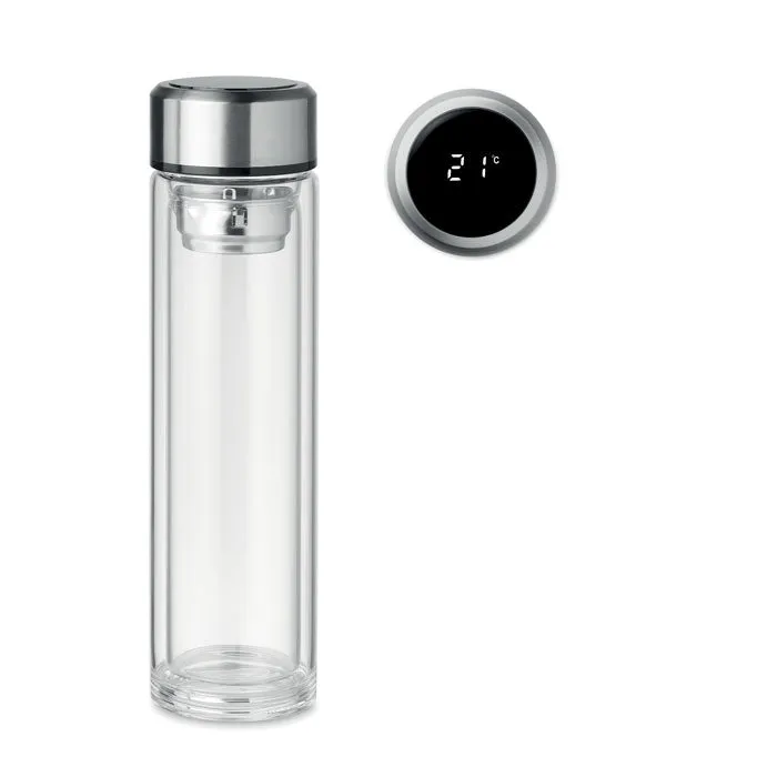 Bottle With Touch Thermometer | POLE GLASS - MO6169