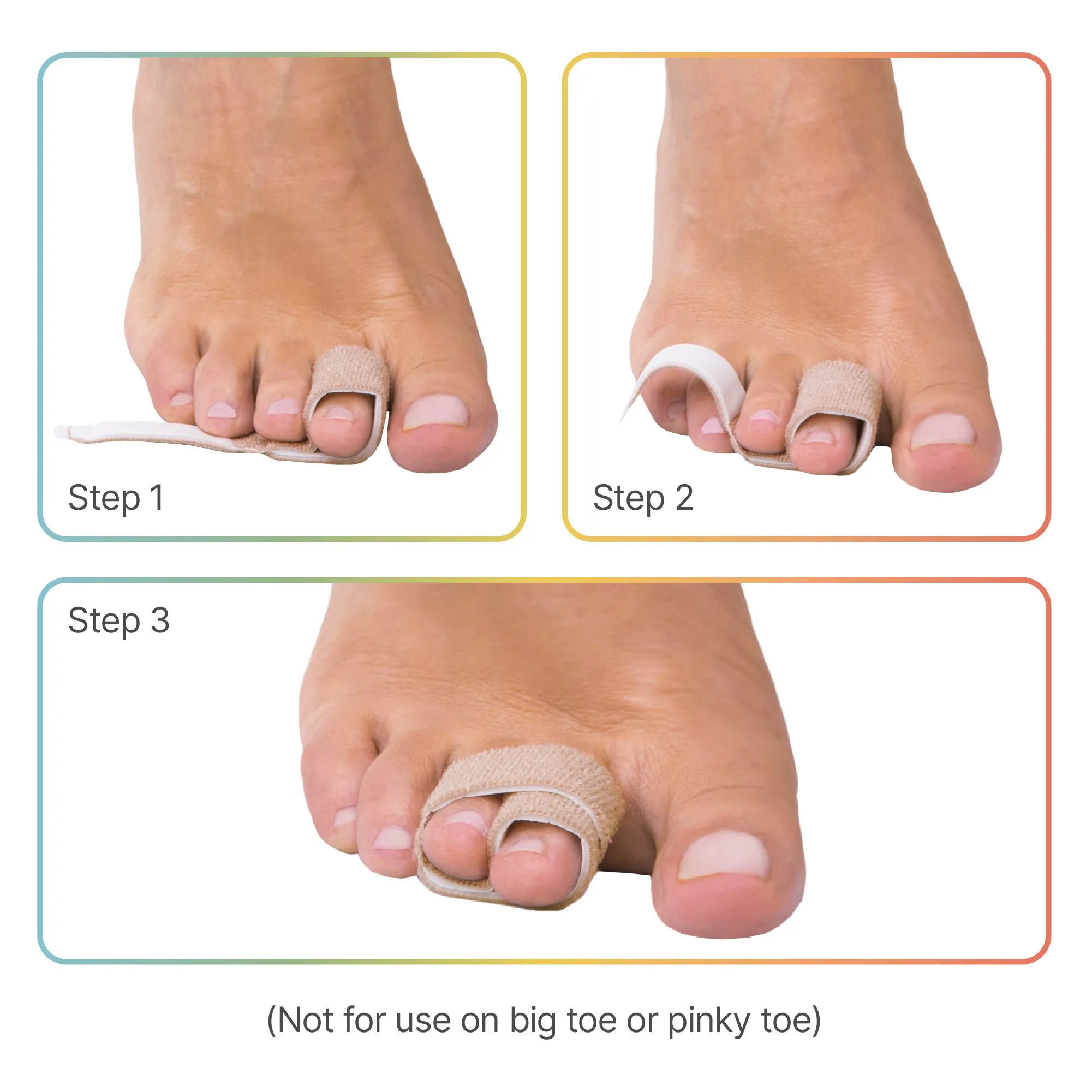 Buddy Wraps for Hammertoes or Broken Toes