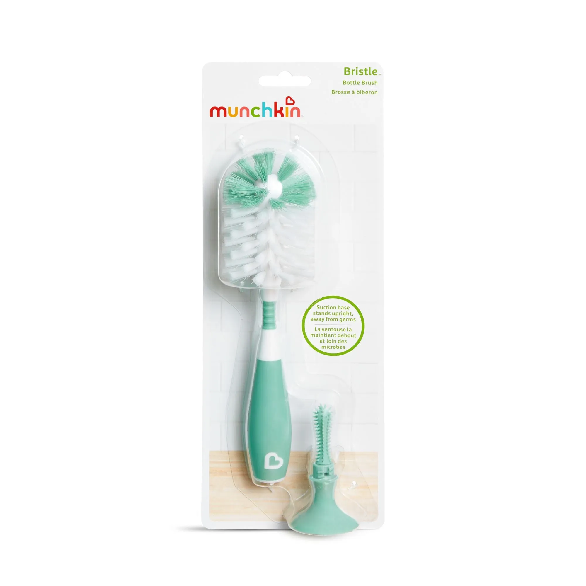 [Bundle Of 2] Munchkin Bristle Bottle Brush (Sage)