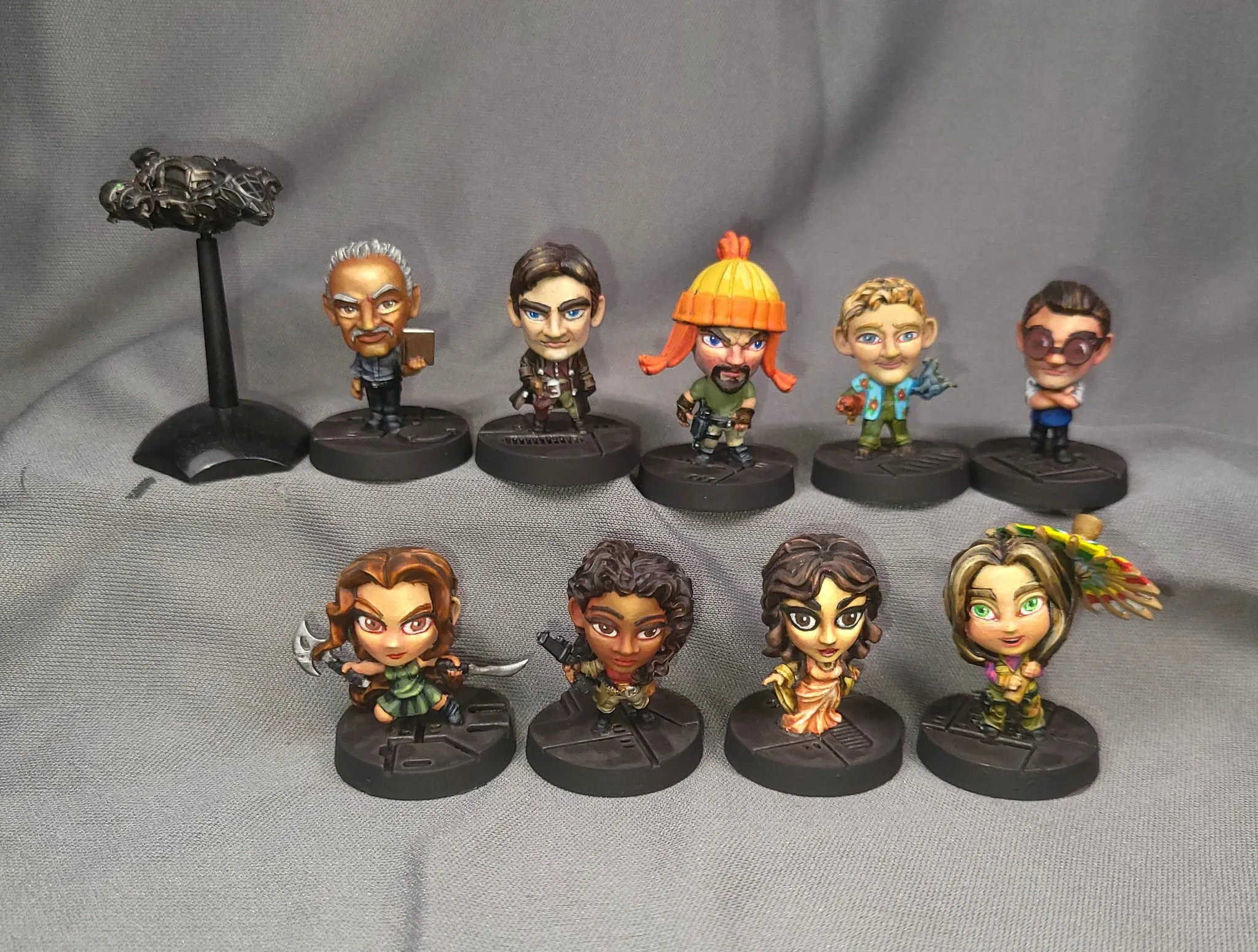 Capsule Chibi - Space Cowboys - Set of 10 (unpainted)