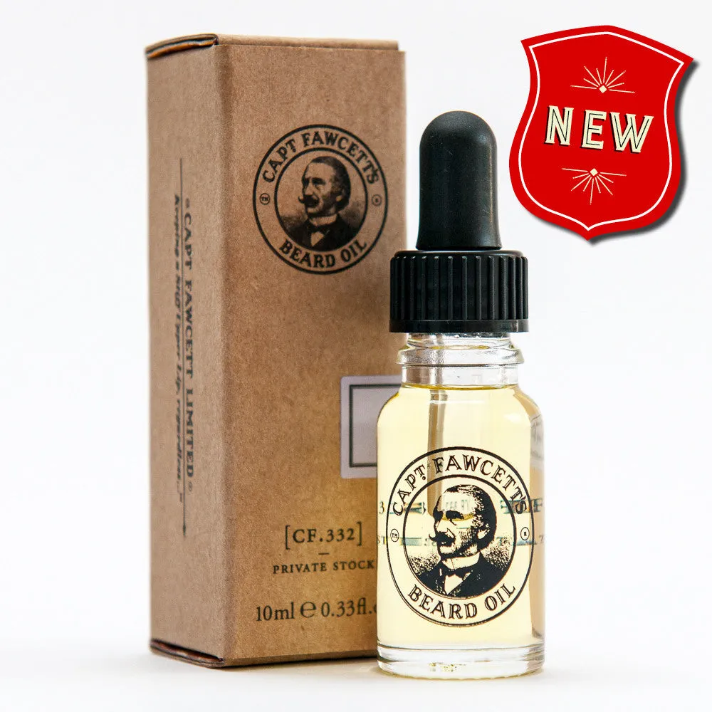 Captain Fawcett's Private Stock Beard Oil (Size Options)