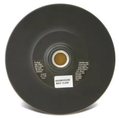 CGW Abrasives Hook and Loop Backing Pads, 7 in Diameter, 49536