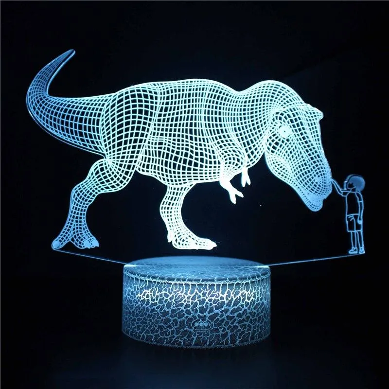 Christmas Gift Dinosaur Series 3D LED Night Light