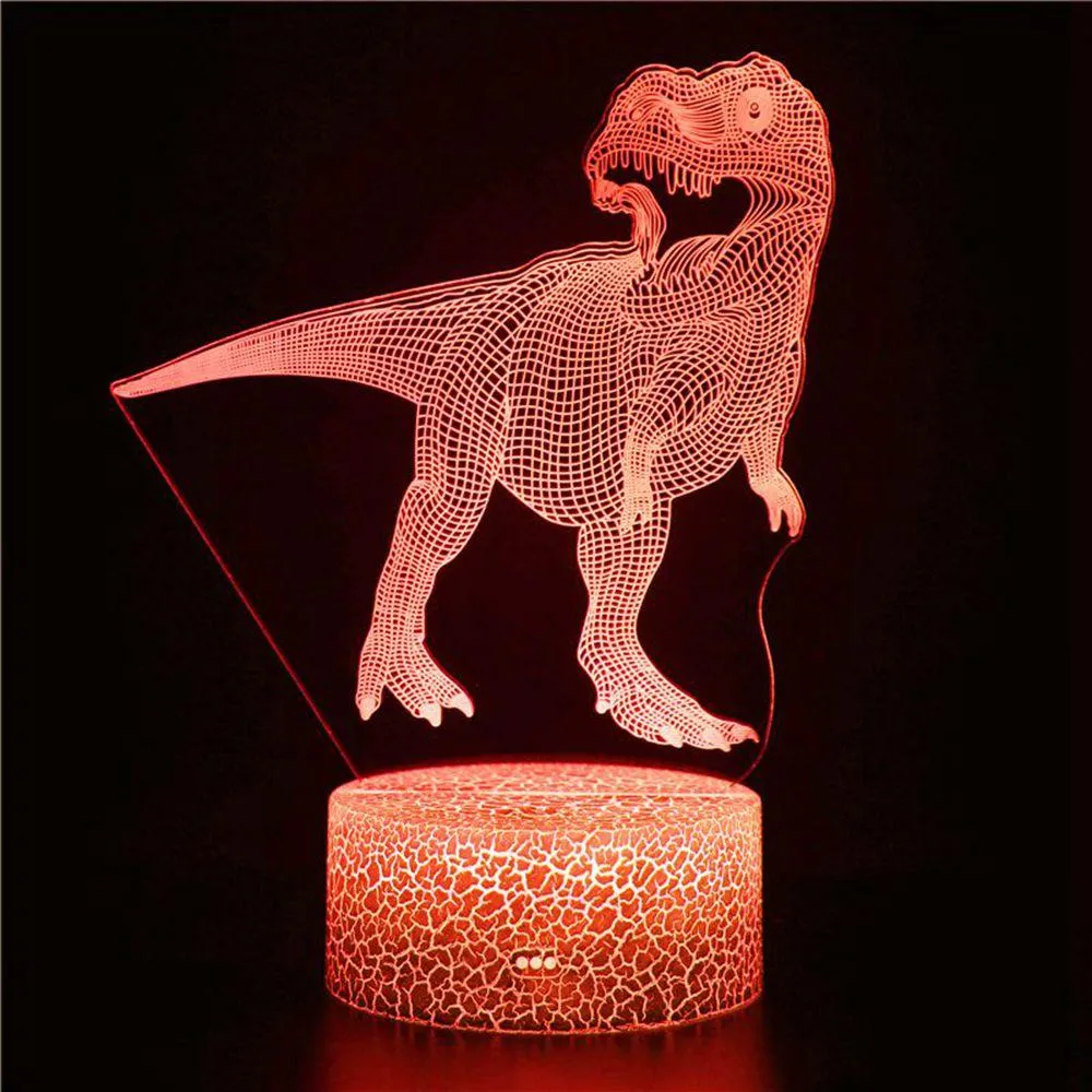 Christmas Gift Dinosaur Series 3D LED Night Light