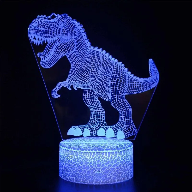 Christmas Gift Dinosaur Series 3D LED Night Light