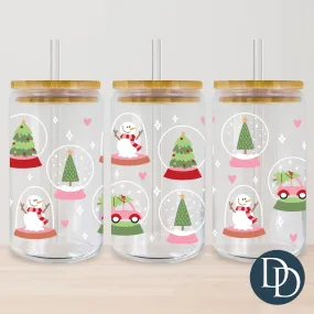 Christmas Snowglobes UV DTF Cup Wrap