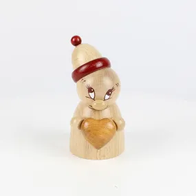 Clumsy Mini Valentine wooden natural