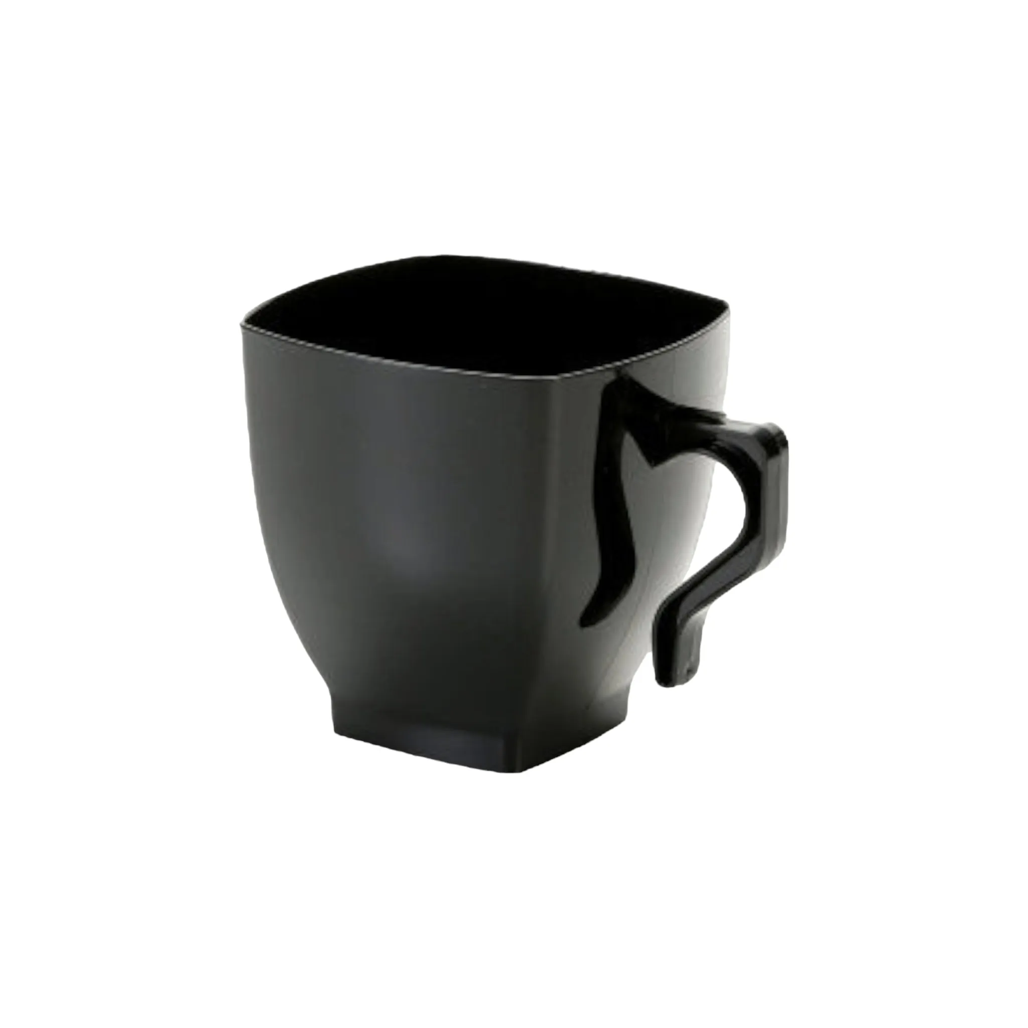 Coffee Mug 250ml Black PP Plastic 12pack