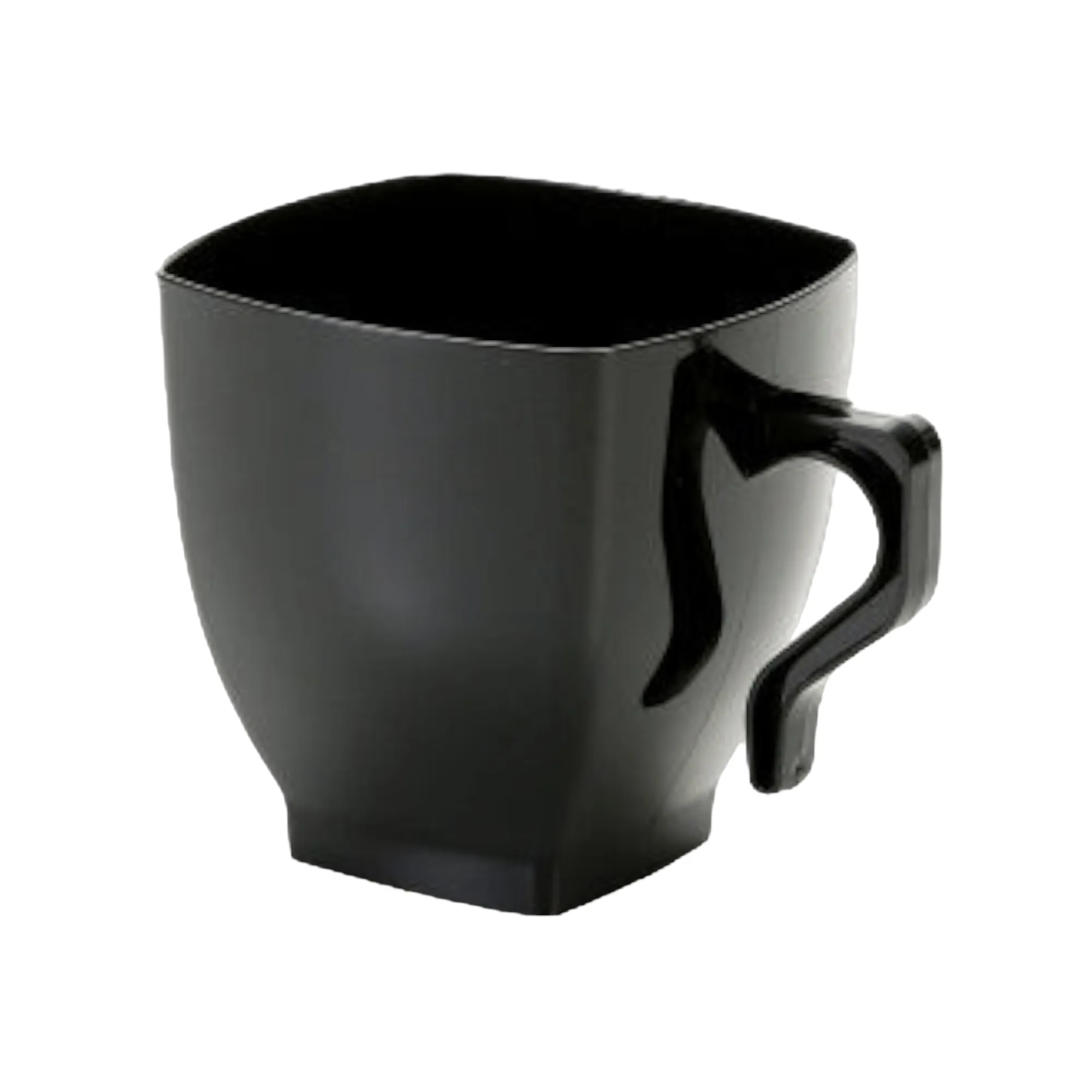 Coffee Mug 250ml Black PP Plastic 12pack