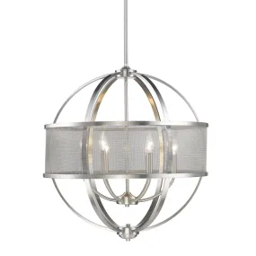 Colson Matte Black Chandelier